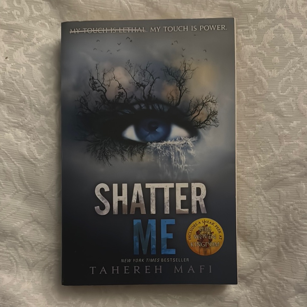Shatter Me by - Blue and Black Cover